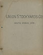 Photograph Album Of The Union Stock Yards Co., South Omaha, Nebraska Anonymous