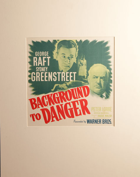 Background To Danger - Poster ERIC AMBLER