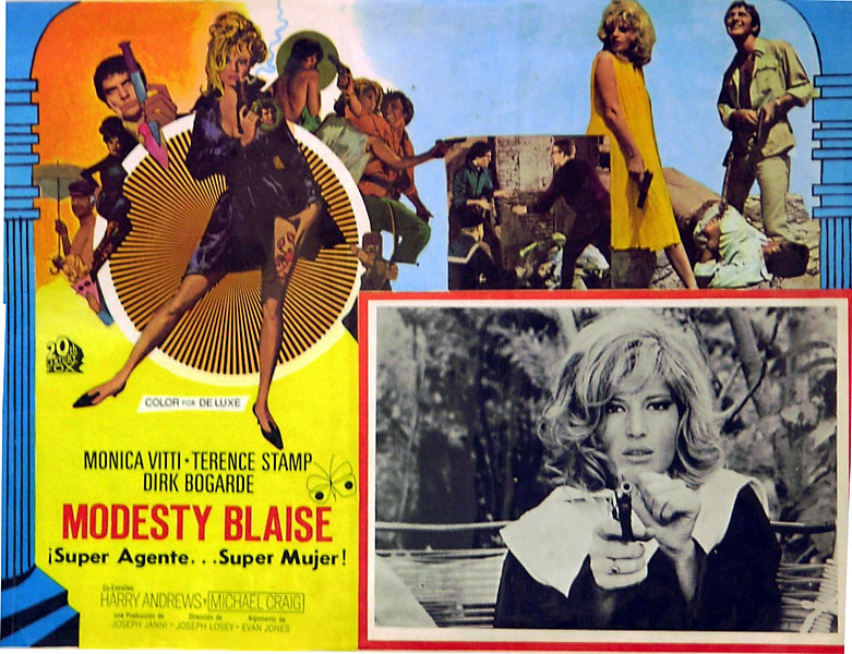 Modesty Blaise Lobby Card. MODESTY BLAISE