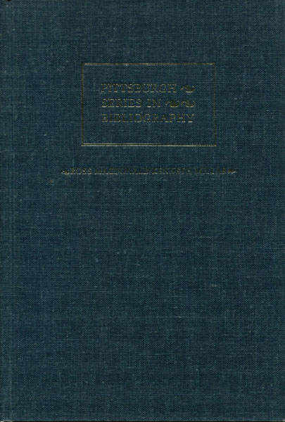 Ross Macdonald/Kenneth Millar. A Descriptive Bibliography. MATTHEW J. BRUCCOLI
