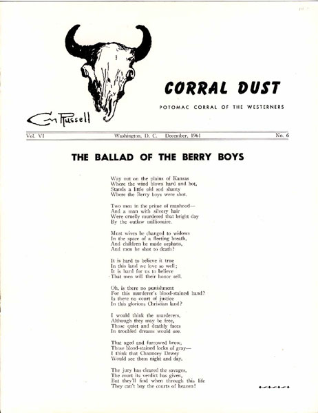 The Ballad Of The Berry Boys D. HARPER SIMMS