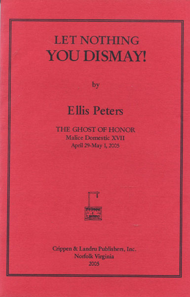 Let Nothing You Dismay! ELLIS PETERS
