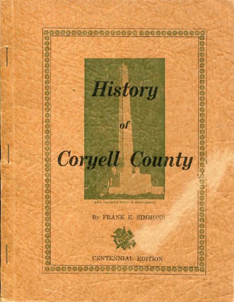 History Of Coryell County. FRANK E. SIMMONS