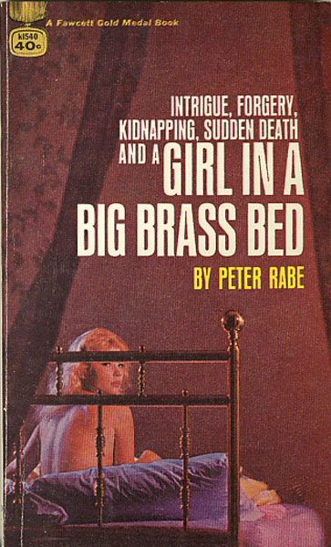 Girl In A Big Brass Bed. PETER RABE