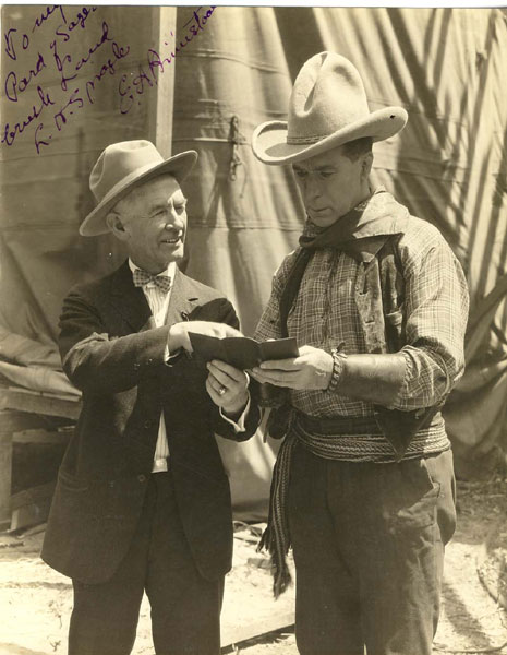 8" X 10" Black & White Autographed Photograph Of Silent Screen Movie Star William S. Hart WILLIAM S. HART