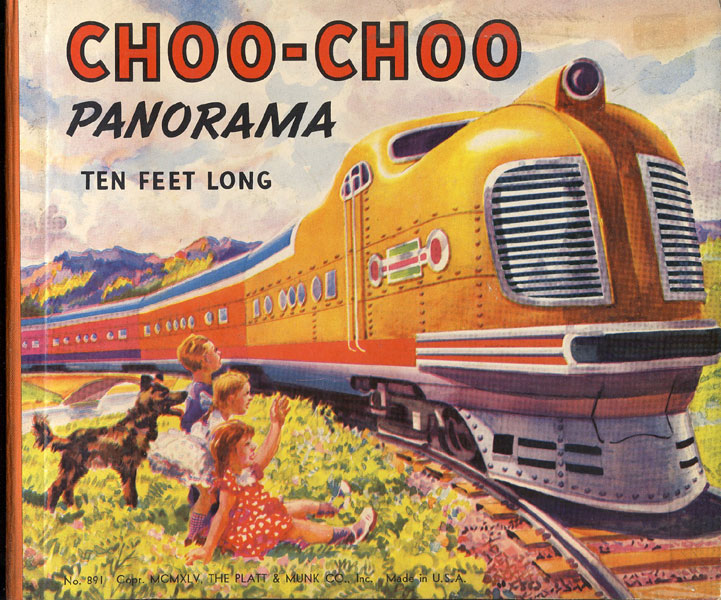Choo-Choo Panorama. Ten Feet Long.  .