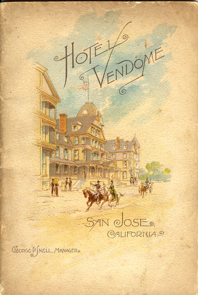 Hotel Vendome. San Jose, California CARRIE STEVENS WALTER