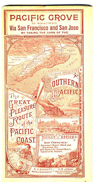 Pacific Grove Near Monterey, California. The Great Family Resort Of The Pacific Coast. Announcement For 1890 Summer Season BASSETT, A. C. [SUPERINTENDENT]