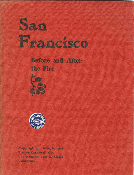 San Francisco - Before And After The Fire Vista Number 1. 