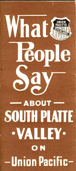 What People Say About South Platte Valley On Union Pacific Union Pacific Railroad