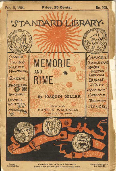 Memorie And Rime JOAQUIN MILLER