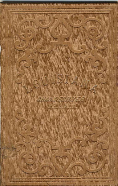 A New Map Of Louisiana With Its Canals, Roads & Distances From Place To Place, Along The Stage & Steam Boat Routes CHARLES DESILVER