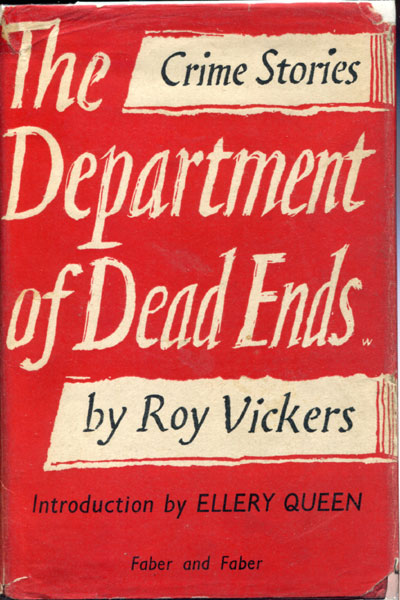 The Department Of Dead Ends. ROY VICKERS