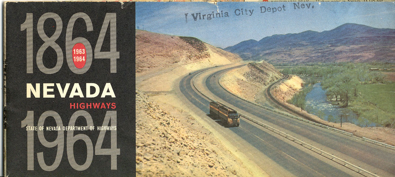 1864-1964 Nevada Highways/Nevada Highways State Of Nevada Department Of Highways 1963-64 State Of Nevada Department Highways