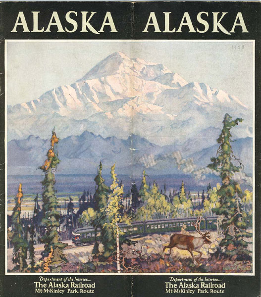 Alaska. Department Of The Interior, The Alaska Railroad, Mt. Mckinley Park Route THE ALASKA RAILROAD