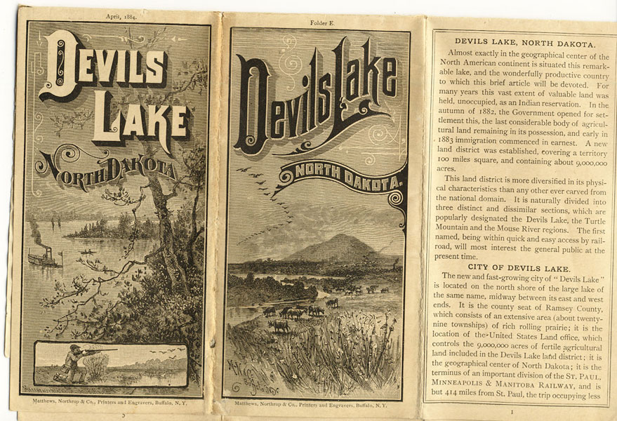 Devil's Lake, North Dakota  WARREN, C. H. [GENERAL PASSENGER AGENT]