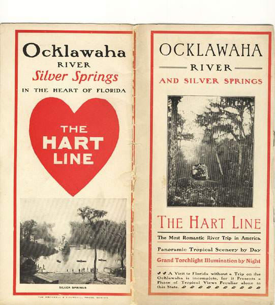 Ocklawaha River And Silver Springs In The Heart Of Florida. The Hart Line THE HART LINE