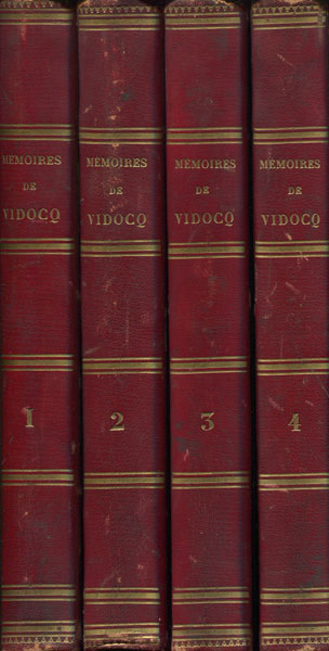 Memoires De Vidocq, Chef De La Police De Surete, Jusqu'en 1827. E. (EUGENE) F. (FRANCOIS). VIDOCQ