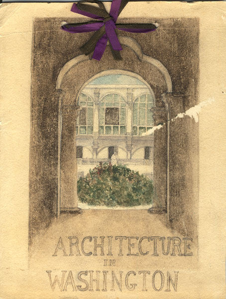 The Different Styles Of Architecture As Illustrated By The Public Buildings Of Washington MARGARET C. C. BROOKS