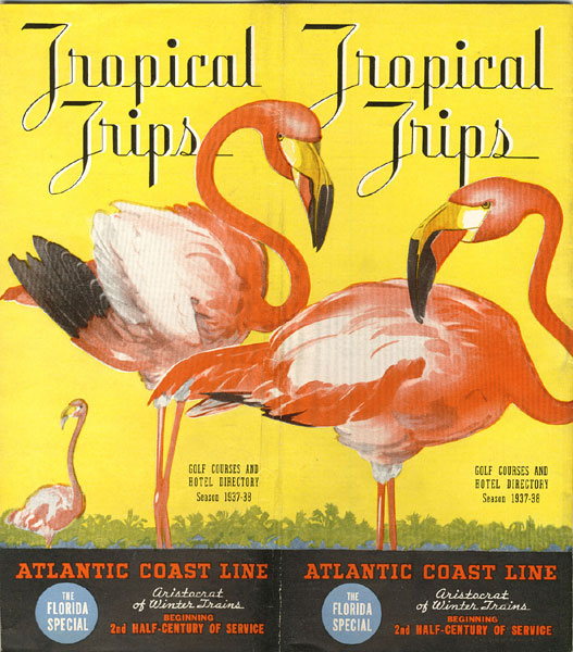 Atlantic Coast Line. Aristocrat Of Winter Trains. Beginning 2nd Half-Century Of Service. The Florida Special. Tropical Trips. Golf Courses And Hotel Directory. HOWARD, W.H. [GENERAL PASSENGER AGENT]