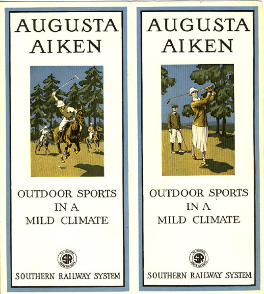 Augusta Aiken. Outdoor Sports In A Mild Climate Southern Railway System
