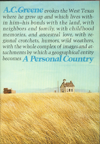 A Personal Country. A. C. GREENE