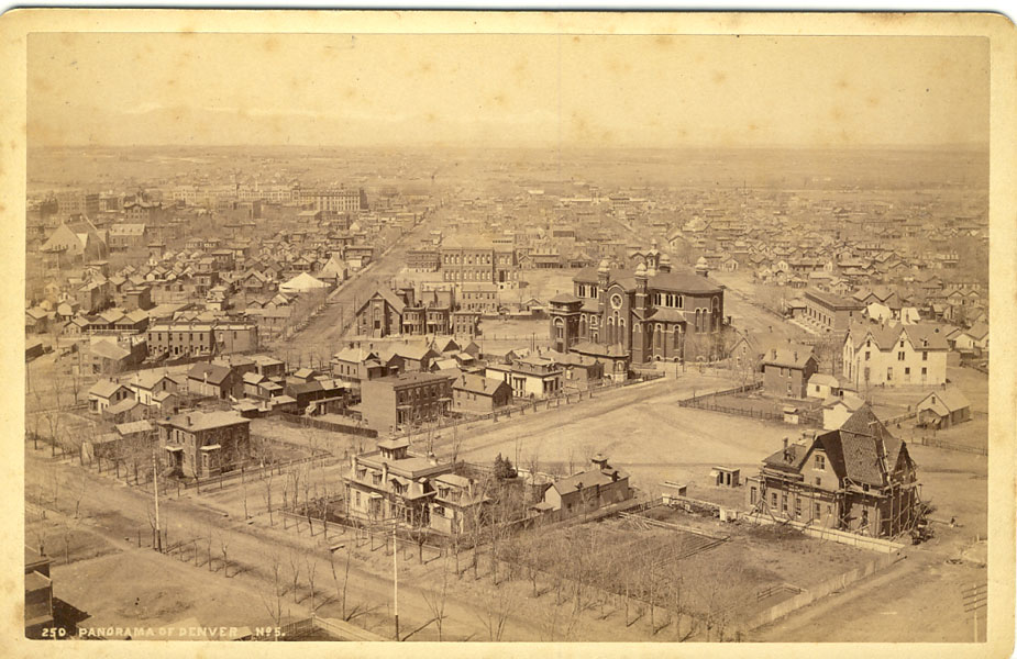 Panorama Of Denver No. 5, Photograph WILLIAM HENRY JACKSON