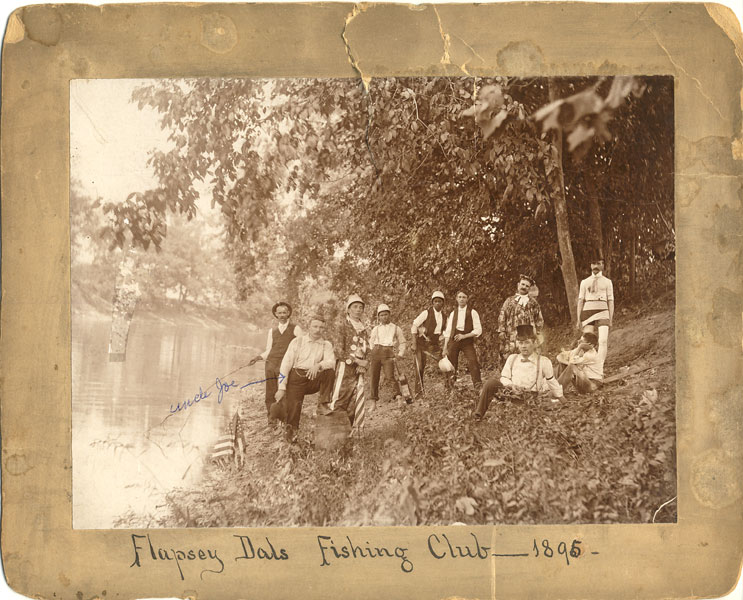 Flapsey Dals Fishing Club Photograph, 1895 O. P. ASHWORTH