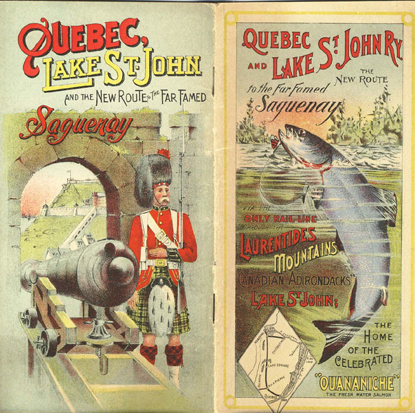 Quebec And Lake St. John Railway. The New Route To The Far-Famed Saguenay. Via The Only Rail Line Through The Laurentides Mountains The "Canadian Adirondacks" To Lake St. John; The Home Of The Celebrated "Quananiche," The Fresh Water Salmon. (Cover Title) E. T. D. CHAMBERS