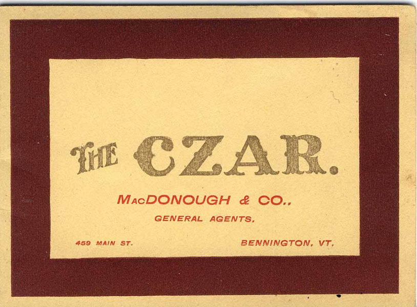 The Czar / (Title Page) Czar Bicycles The Czar Cycle Co., Chicago, Illinois