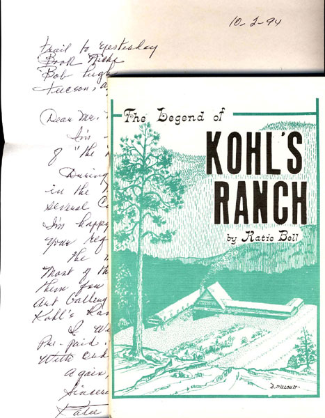 The Legend Of Kohl's Ranch.  KATIE BELL