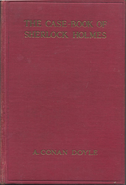 The Case-Book Of Sherlock Holmes ARTHUR CONAN DOYLE