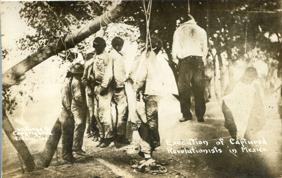 Execution Of Captured Revolutionists In Mexico W.H HORNE