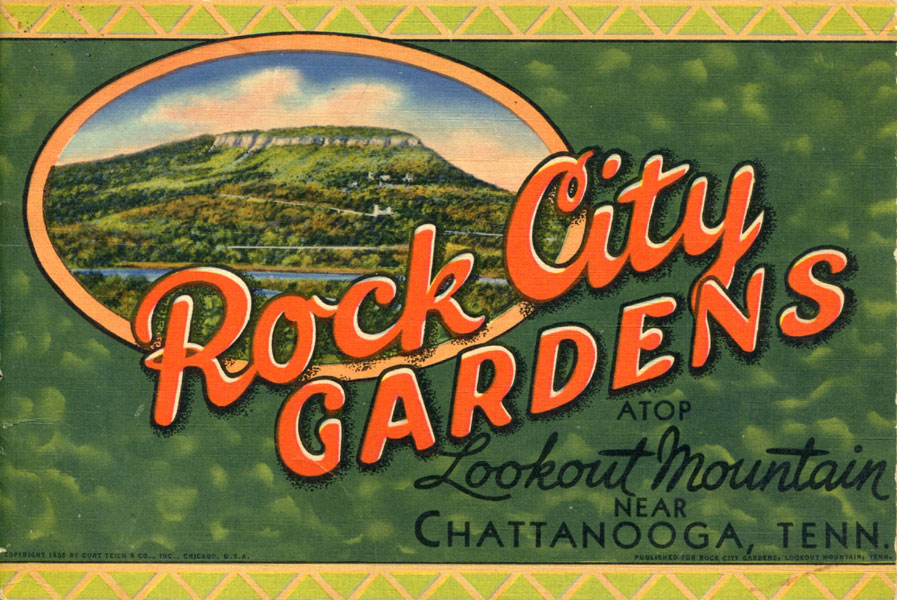 Rock City Gardens Atop Lookout Mountain Near Chattanooga, Tenn Rock City Gardens, Lookout Mountain, Tennessee