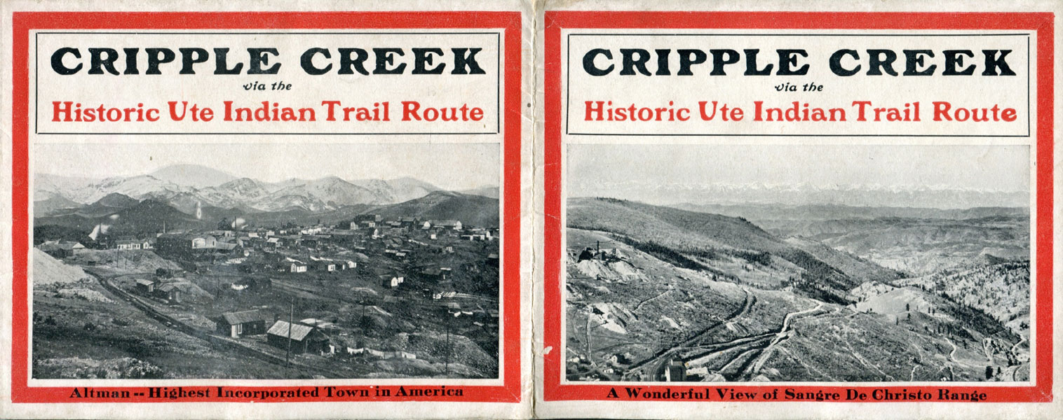 Cripple Creek Via The Historic Ute Indian Trail Route. 