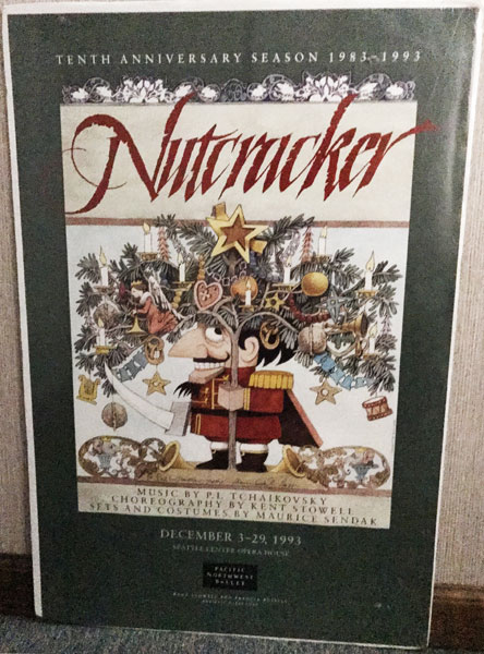 Nutcracker Poster. Tenth Anniversary Season 1983-1993 MAURICE SENDAK