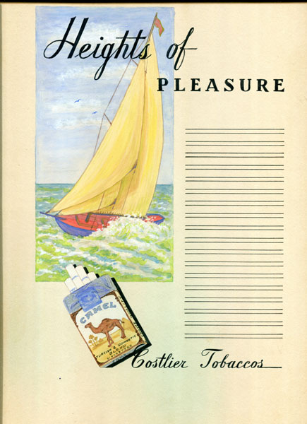 Heights Of Pleasure - Original Artwork For Camel Cigarettes Advertisement J. REYNOLDS TOBACCO COMPANY, WINSTON-SALEM, NORTH CAROLINA