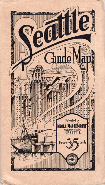 Seattle Guide Map Kroll Map Company