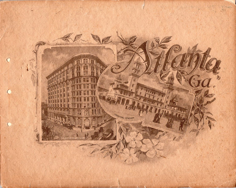 Atlanta, Ga. / [Title Page] Souvenir Of ... Atlanta, Georgia ... Photo-Gravures 