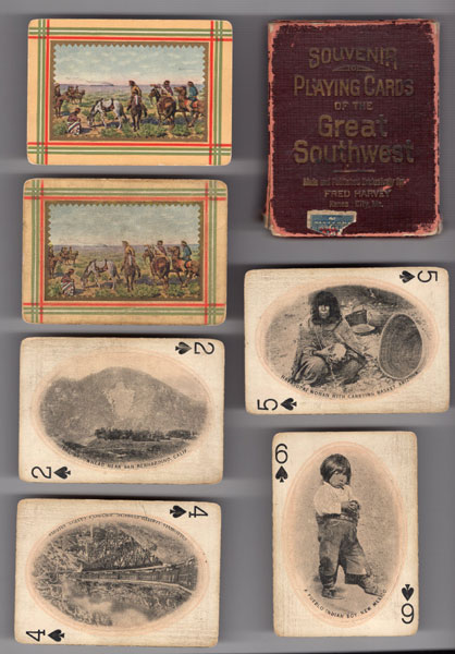 The Great Southwest Souvenir Playing Cards FRED HARVEY