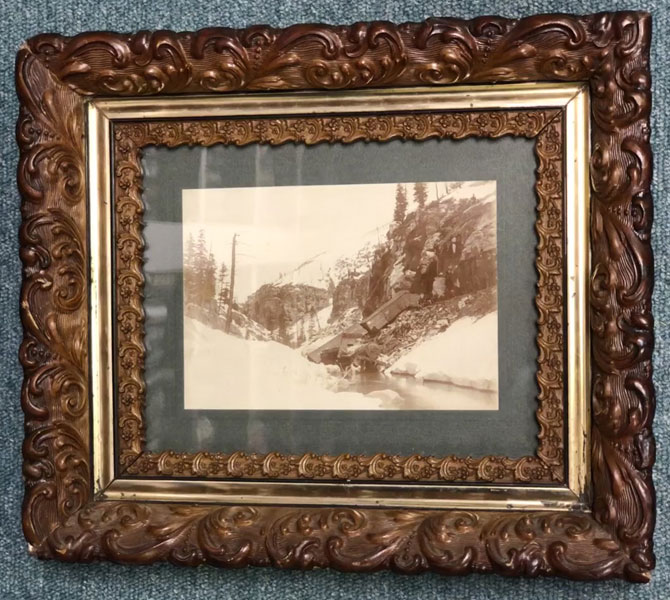 5" X 7" Photograph Of A Denver And Rio Grande Train Wreck UNKNOWN