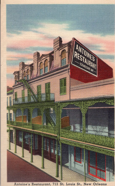 Postcard - Antoine's Restaurant, 713 St. Louis St., New Orleans 