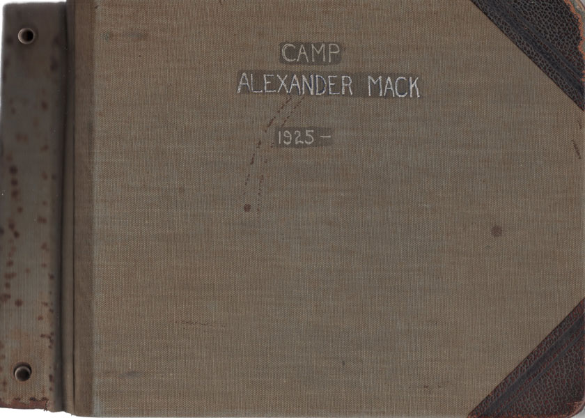 Camp Alexander Mack. Photograph Album Documenting The Establishment Of And Early Years Of A Camp Established For The Church Of The Brethern In Milford, Indiana SCHULTZ, LAWRENCE W. [MANAGER OF THE CAMP 1924-1955]