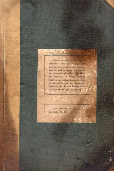 Lengthy Journal Kept By Officer C. J. Backhouse Describing His Service Aboard The Hms Nelson And Hms Eskimo During Wwii OFFICER C. J. BACKHOUSE