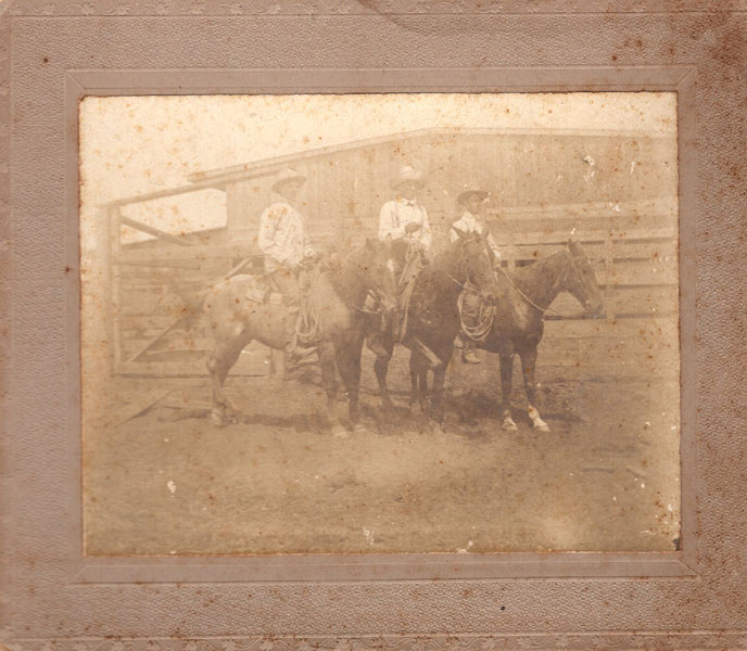 Photograph Of Three Cowboys ANONYMOUS