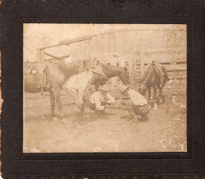 Photograph Of Three Cowboys ANONYMOUS
