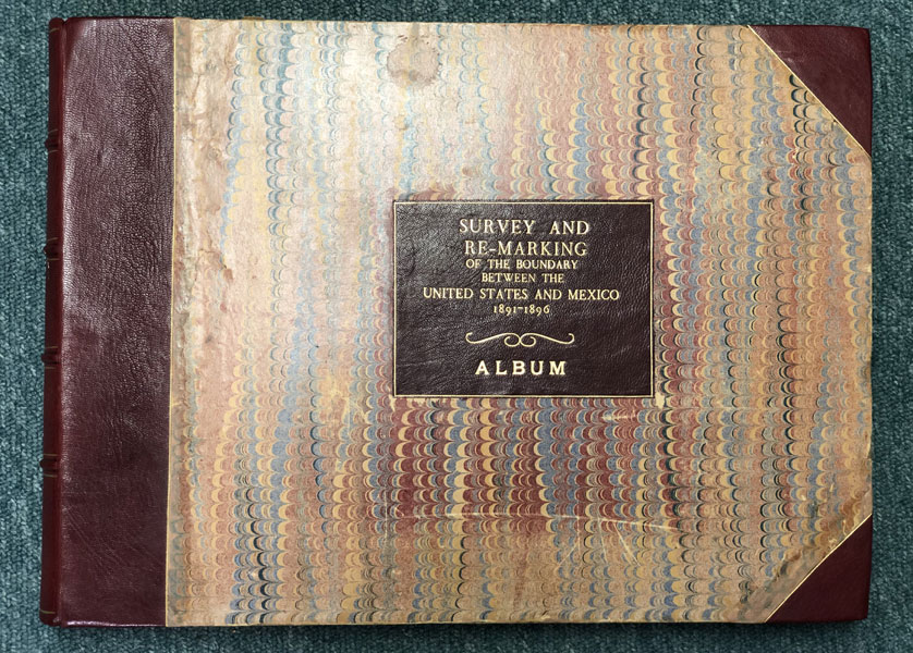 Report Of The Boundary Commission Upon The Survey And Re-Marking Of The Boundary Between The United States And Mexico West Of The Rio Grande. 1891 - 1896. Album. [Second Title Page]:  Views Of The Monuments And Characteristic Scenes Along The  Boundary Between The United States And Mexico West Of The Rio Grande. Reproduced From Photographs Taken Under The Direction Of The International Boundary Commission. 1892 - 1895 INTERNATIONAL BOUNDARY COMMISSION