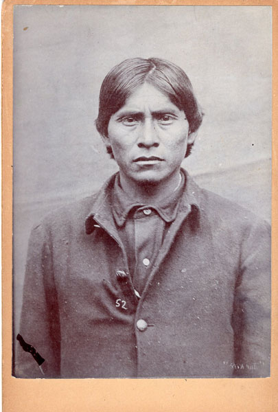 The Apache Kid Cabinet Card ANONYMOUS