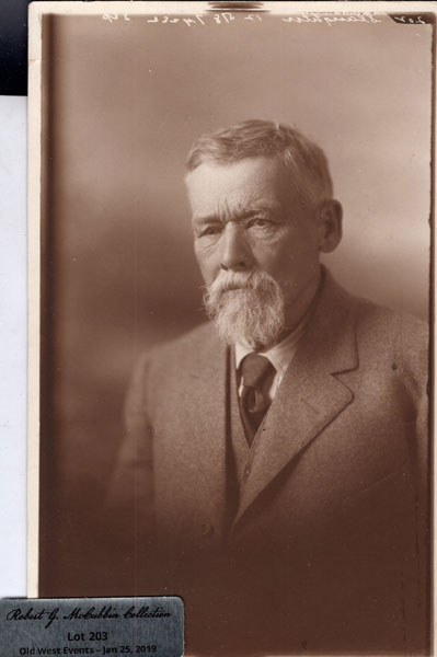 Photograph Of Sheriff John H. Slaughter UNIDENTIFIED PHOTOGRAPHER