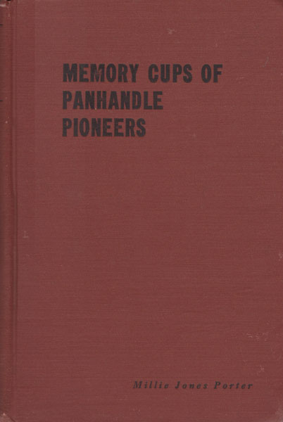 Memory Cups Of Panhandle Pioneers. MILLIE JONES PORTER
